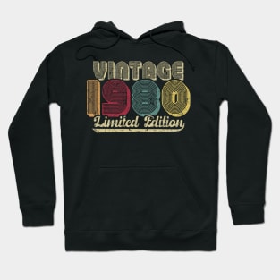 Vintage 1980 Limited Edition 40th Birthday Gift Hoodie